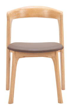 Pioro Brown & Natural Dining Chair (Set of 2) - Ornate Home