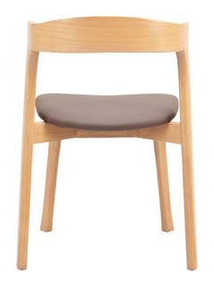 Pioro Brown & Natural Dining Chair (Set of 2) - Ornate Home