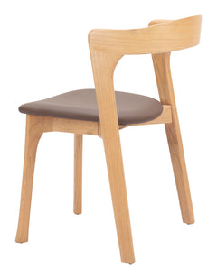 Pioro Brown & Natural Dining Chair (Set of 2) - Ornate Home