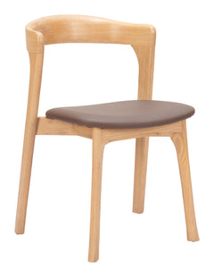 Pioro Brown & Natural Dining Chair (Set of 2) - Ornate Home
