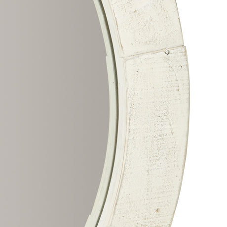 Piper Brushed White Mirror - Ornate Home