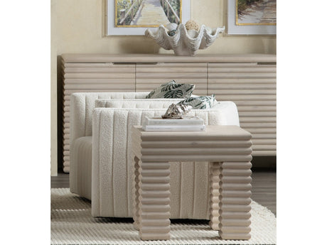 Piper Cream End Table - Ornate Home