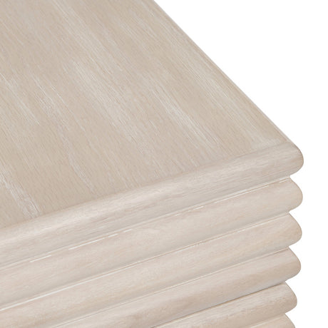 Piper Cream End Table - Ornate Home