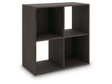 Piperton Charcoal Four Cube Organizer (Online Special Price) - Ornate Home