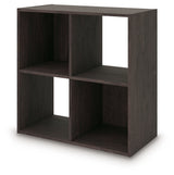 Piperton Charcoal Four Cube Organizer (Online Special Price) - Ornate Home