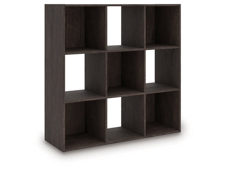 Piperton Charcoal Nine Cube Organizer - Ornate Home