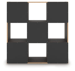 Piperton Charcoal Nine Cube Organizer - Ornate Home