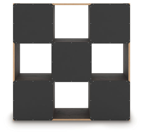 Piperton Charcoal Nine Cube Organizer - Ornate Home
