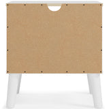 Piperton Two-tone Brown/White Nightstand (Online Special Price) - Ornate Home