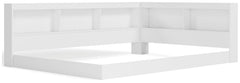 Piperton White Full Bookcase Storage Youth Bed - Ornate Home