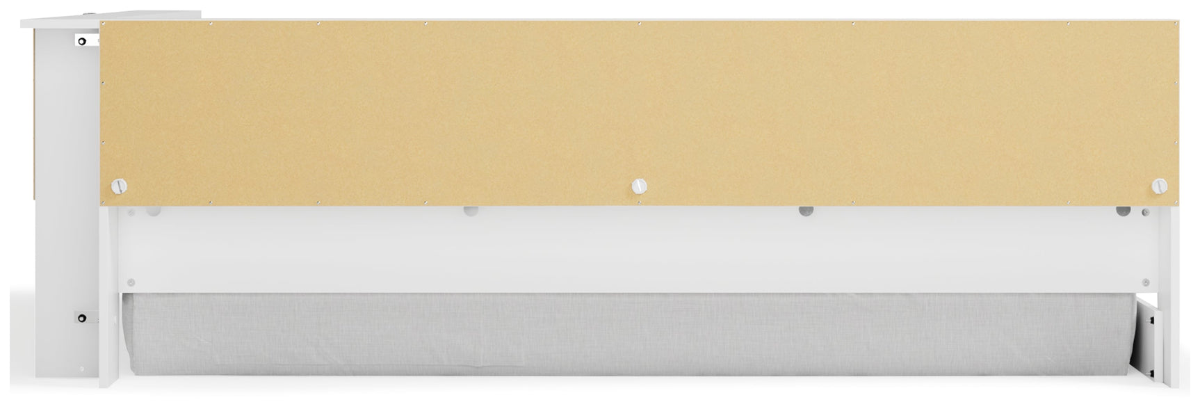 Piperton White Full Bookcase Storage Youth Bed - Ornate Home