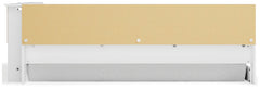 Piperton White Full Bookcase Storage Youth Bed - Ornate Home