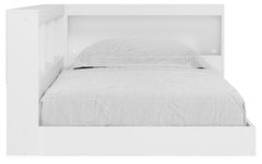 Piperton White Twin Bookcase Storage Youth Bed - Ornate Home