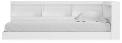 Piperton White Twin Bookcase Storage Youth Bed - Ornate Home