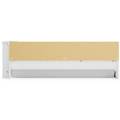 Piperton White Twin Bookcase Storage Youth Bed - Ornate Home