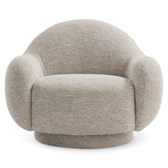 Pippa Oatmeal Swivel Chair - Ornate Home