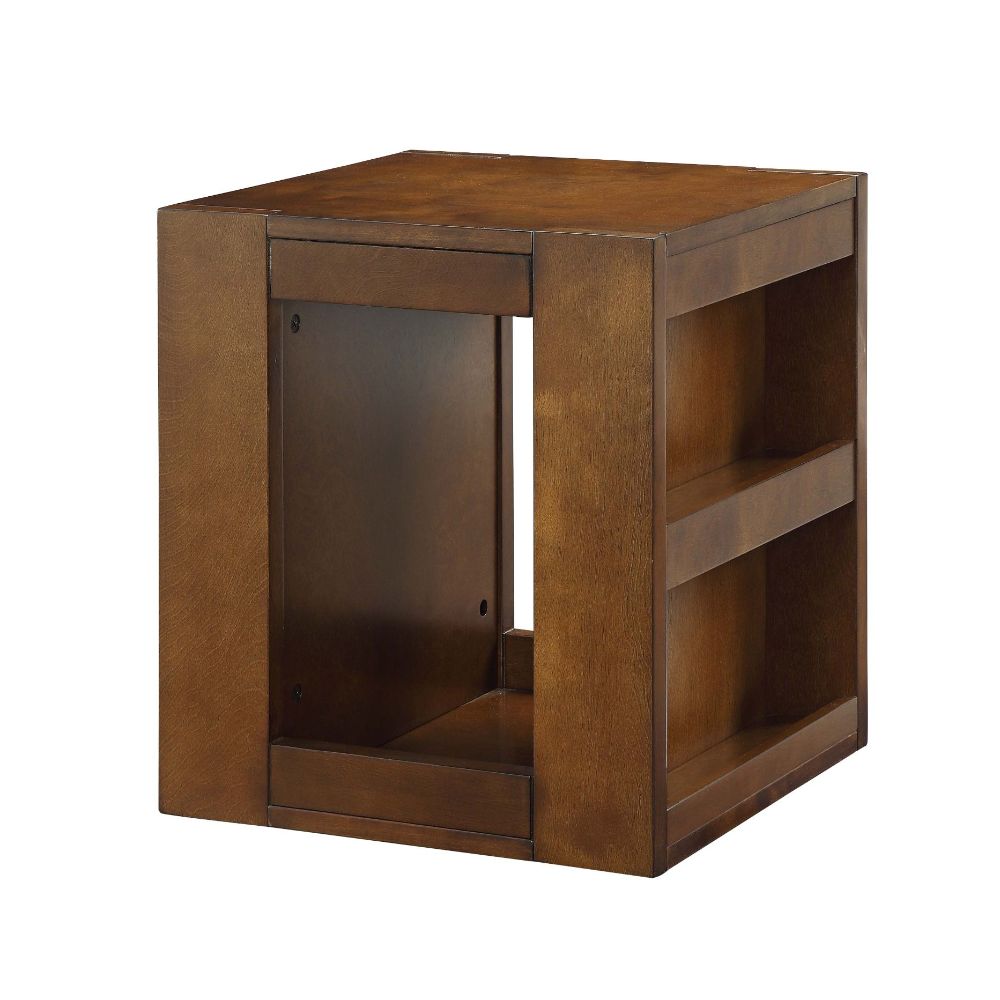 Pisanio Espresso End Table - Ornate Home