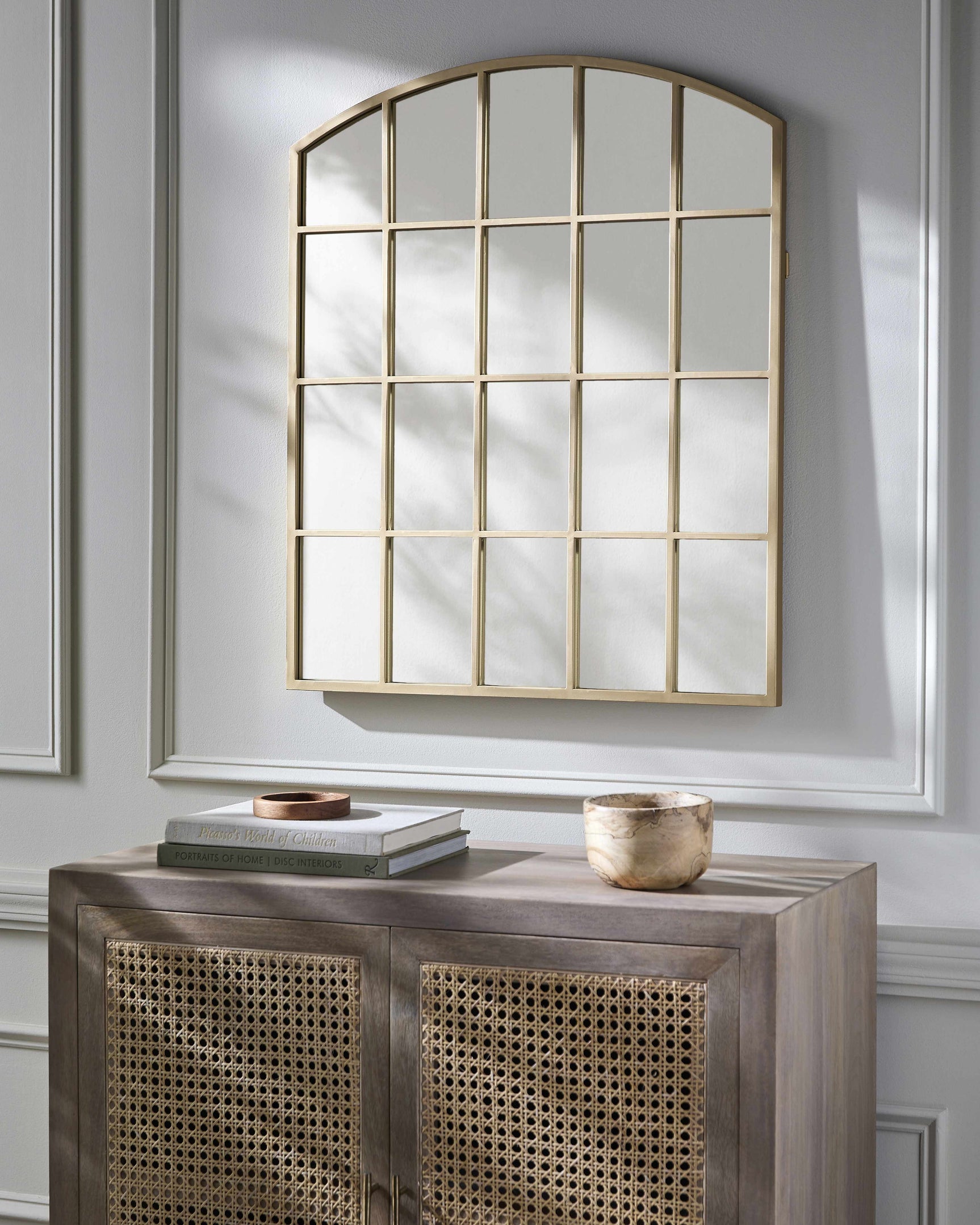 Pisignano Gold Caged Mirror - Clearance - Ornate Home