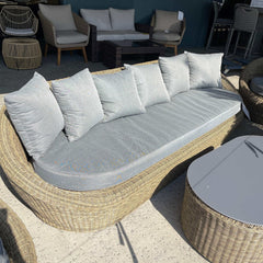 Pismo Gray Outdoor Seating Group w/ Coffee Table / 4pc - Ornate Home