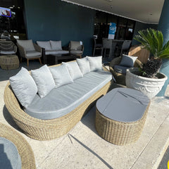 Pismo Gray Outdoor Seating Group w/ Coffee Table / 4pc - Ornate Home
