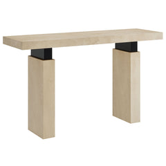 Piston Natural 52" Rectangular Wood Console Table - Ornate Home
