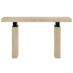 Piston Natural 52" Rectangular Wood Console Table - Ornate Home
