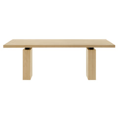 Piston Natural 82" Rectangular Wood Dining Table - Ornate Home