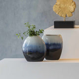 Pitfour Blue White Ceramic Vase Set - Ornate Home