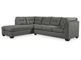 Pitkin Slate 2-Piece Sectional with Chaise - Ornate Home
