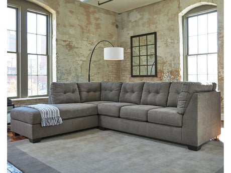 Pitkin Slate 2-Piece Sectional with Chaise - Ornate Home