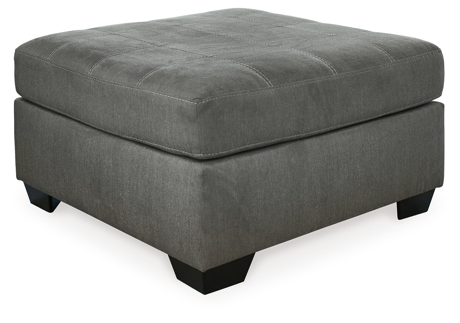 Pitkin Slate Oversized Accent Ottoman - Ornate Home