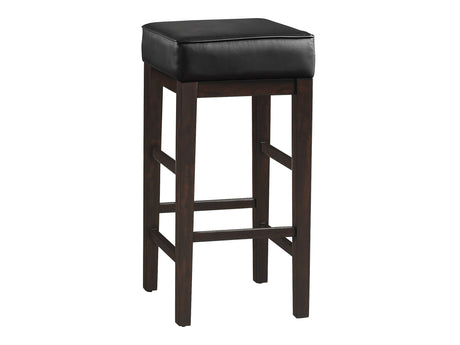 Pittsville Black/Espresso Pub Height Stool (Set of 2) - Ornate Home