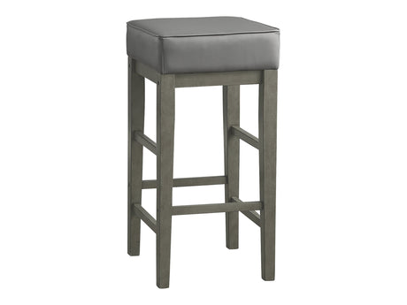 Pittsville Gray/Espresso Pub Height Stool (Set of 2) - Ornate Home