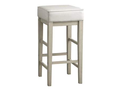 Pittsville White/Espresso Pub Height Stool (Set of 2) - Ornate Home