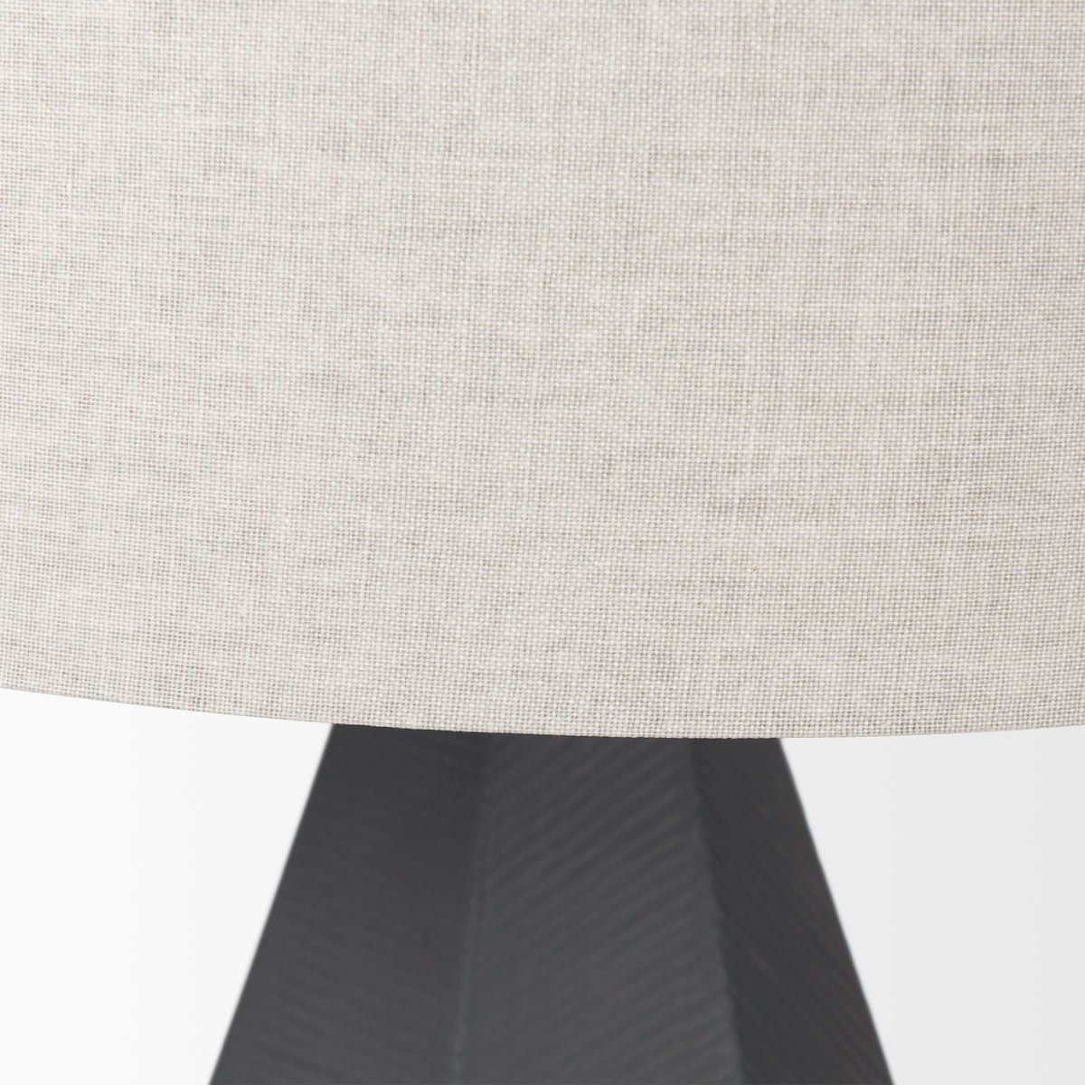 Piven Black/Gray Textured Ceramic Table Lamp - Ornate Home