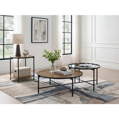Pivot Brown End Table - Ornate Home