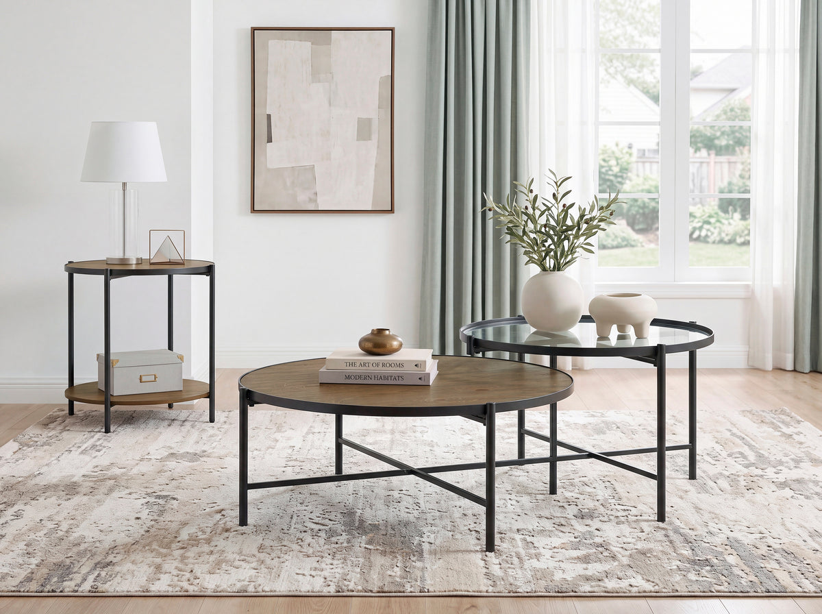 Pivot Gray Cocktail Table - Ornate Home