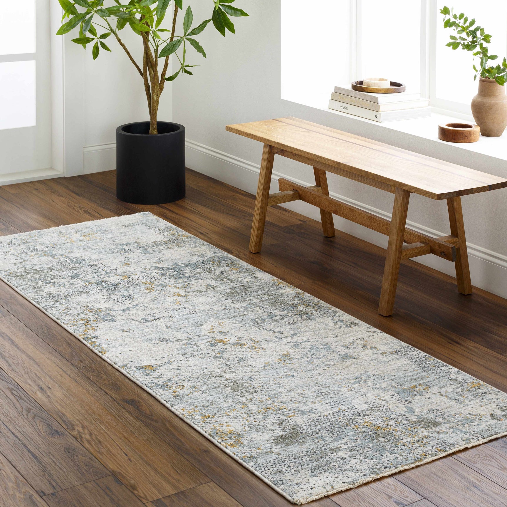 Pizi Textured Rug with Fringes - Ornate Home