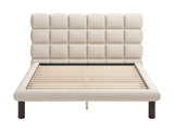 Placid Beige Queen Bed - Ornate Home