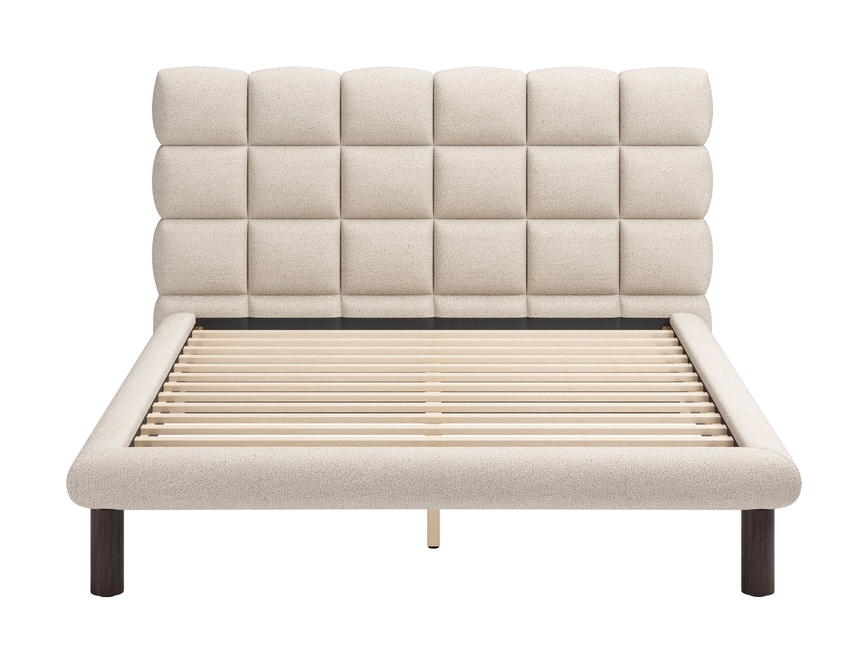 Placid Beige Queen Bed - Ornate Home