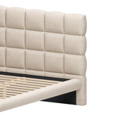 Placid Beige Queen Bed - Ornate Home