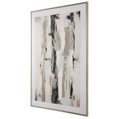 Placidity Multicolor Hand Painted Abstract Art - Ornate Home