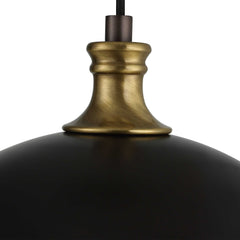 Placuna Bronze 1 Light Pendant - Ornate Home
