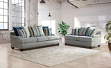 Plaistow Gray Loveseat - Ornate Home