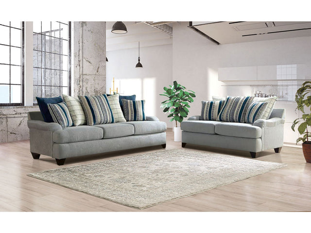Plaistow Gray Sofa & Loveseat - Ornate Home