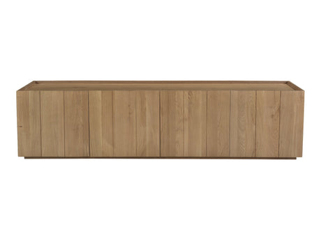 Plank Natural Media Cabinet - Ornate Home