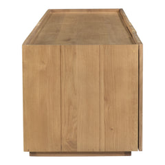 Plank Natural Media Cabinet - Ornate Home