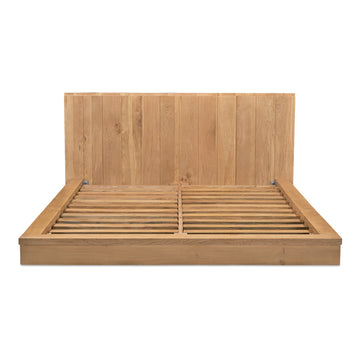 Plank Natural Queen Bed - Ornate Home