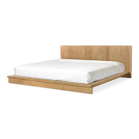Plank Natural Queen Bed - Ornate Home