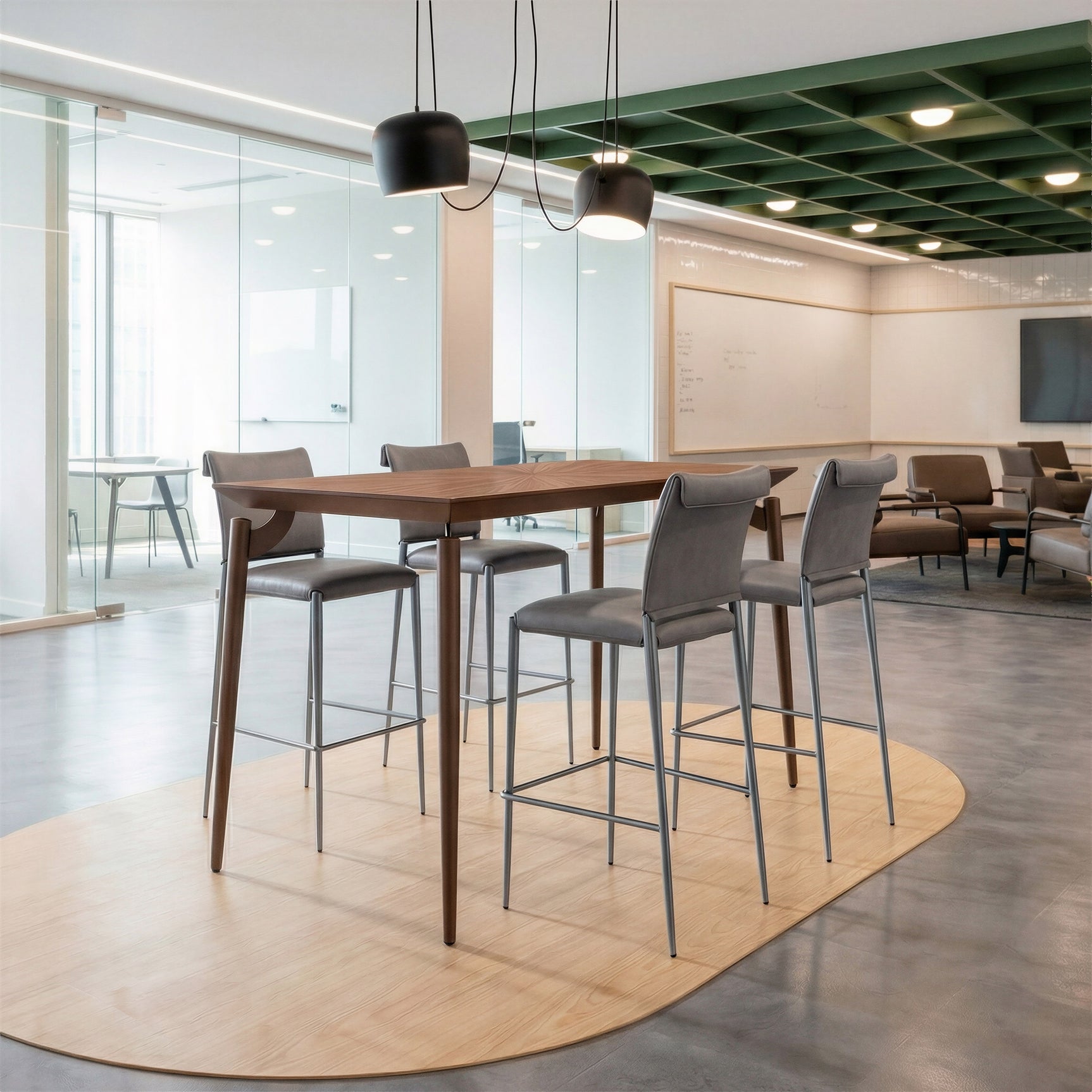 Plano Brown Bar Table